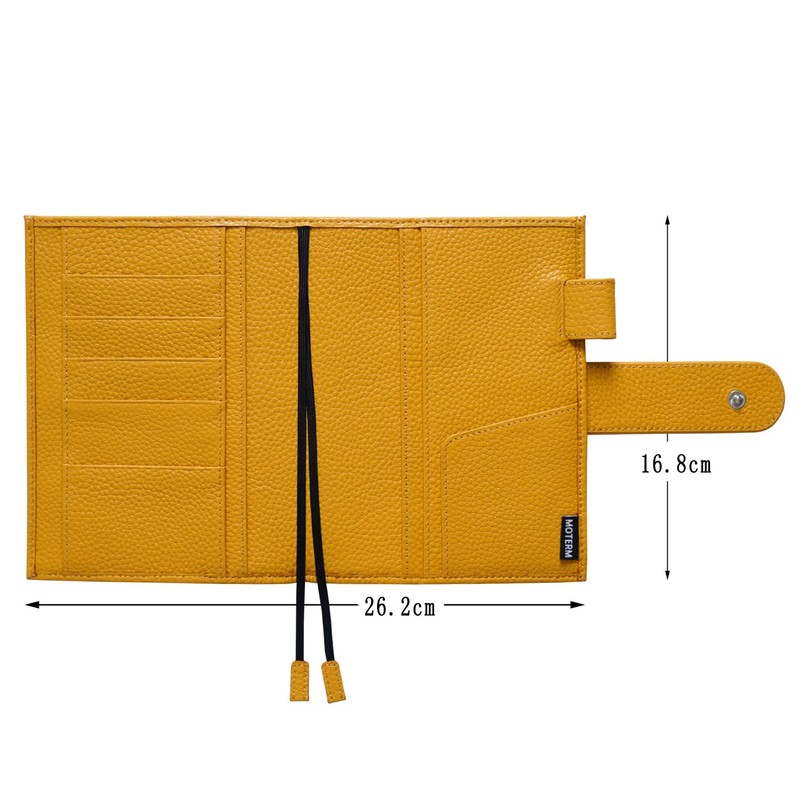 Moterm Leather Cover for A6 Notebook - Fits Hobonichi Cousin,