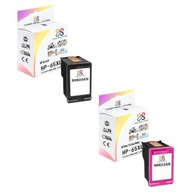 Toner Refill Store Compatible Ink Cartridge Replacement for HP 65XL N9K04AN N9K03AN High Yield Works with HP Deskjet 3720 3721 3730 3732 3752 3755 3758 Printers (Black, Color, 2 Pack)