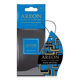 Areon Premium Quality Perfume/Cologne Cardboard Car & Home Air Freshener, Blue Crystal (Pack of 12)