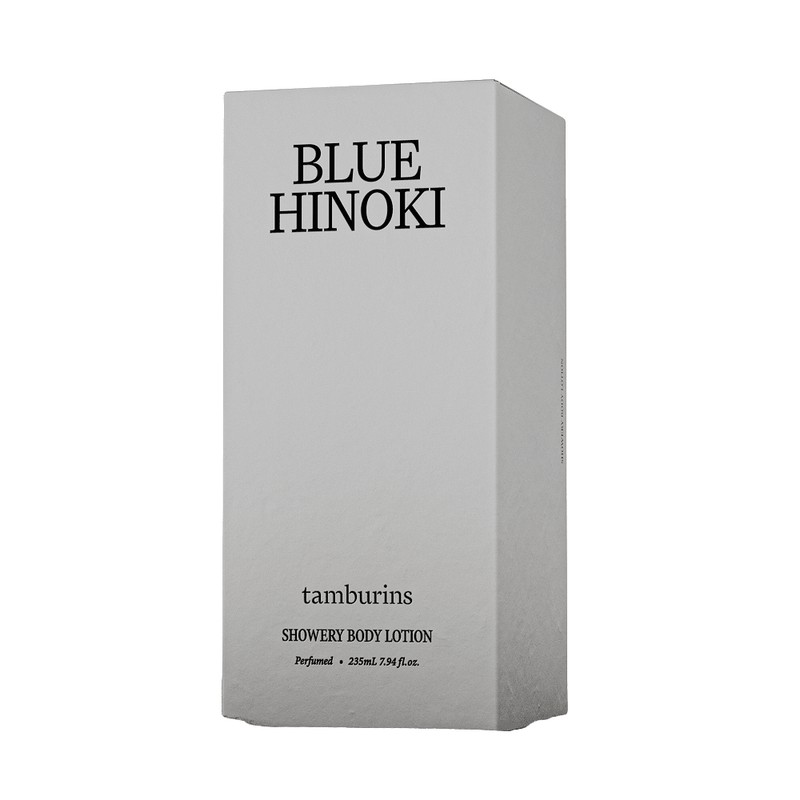 OEM Gift Body Care Reverberation Tambourines Body Lotion Blue Hinoki