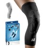 LP SUPPORT IM710 Shield Padded Leg Compression Sleeve, Ergonomic Knee