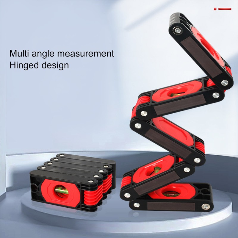 Foldable Level 72cm Multi Angle Precise Measurement 6 Sections Magnetic