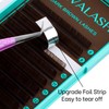 VAVALASH Colored Lash Extensions Dark Brown Eyelash Extensions 0.03 0.05