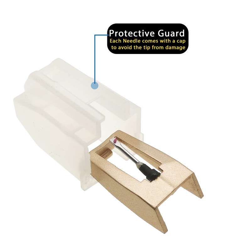 Vinyl Record Player Needles - Zentect Upgraded Golden Record Needle