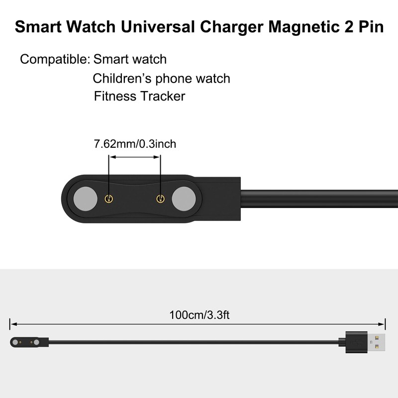 Mugust 2-Pack Chargers for Cosmo JrTrack 5 4 3 2