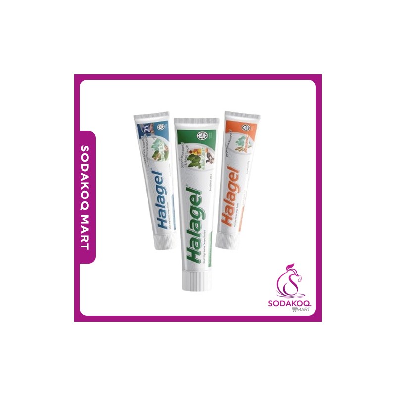 HALAGEL Ubat Gigi Herbal Blast / Herbal Green / Miswakgel