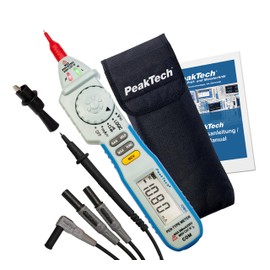 Digitales Stift-Multimeter, NCV Digitaler Spannungsprüfer mit LED-Anzeige, Voltmeter, elektronisches Amperemeter, Durchgangsprüfer, AC/DC, 2000 Zähler, Data Hold, Logik-Test - Max. 600 V