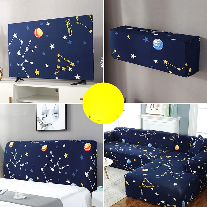 TV Cover Weatherproof Dustproof Universal Elastic Hanging Television Protector for