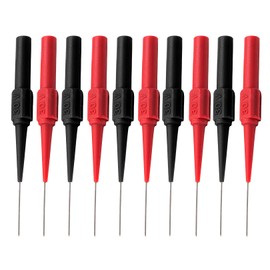 Measuring Tips for Multimeters, Test Probes Multimeter Measuring Tips, Test Probes Test Probes for Multimeter, 0.7 mm Test Probe Piercing Needle Probe Test Tip for Measurement Electrical Industry Pack