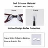 Eyeglass Nose Pads, Soft Silicone Adhesive Nose Pads for Glasses,