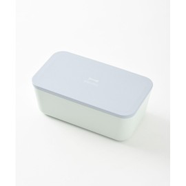 BRUNO RBHK012-BL Yamanaka Lacquer Bi-Color Lunch Box, Blue, No Size