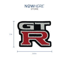 NH GTR Iron On Patches - Embroidery Applique Patches for Decoration