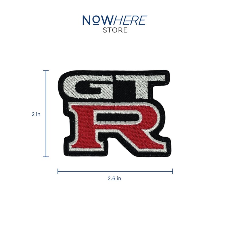 NH GTR Iron On Patches - Embroidery Applique Patches for