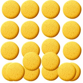 XILAOTOU 20 PCS Tack Sponges, High Elasticity Saddle soap for Leather, Medium Hole high Water Absorption Saddle soap Diameter 2.83, Height 1.18IN, Suitable for Crafts, Ceramics, Household Use & More