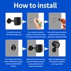 Ottymer Battery Operated Outdoor Motion Sensor Light, 600LM 6000K Waterproof
