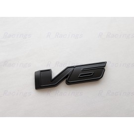 GMC 1PC Matte Black Rear Tailgate V6 OVERLAY Emblems Badge 2017+ Canyon Colorado