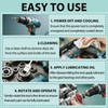 250g White Lubricating Grease,High Temperature Grease,Noise Reduction,Rustproof & Long-Lasting for