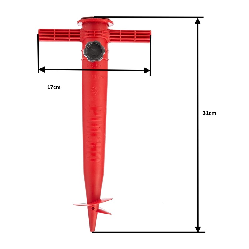 Spike 400401 – Parasol stand, 32 x 18 x 8cm,