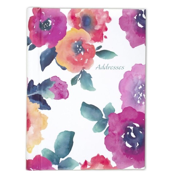 Mead Floral Telephone Address Book 5.5" x 8.5" (5016-400)