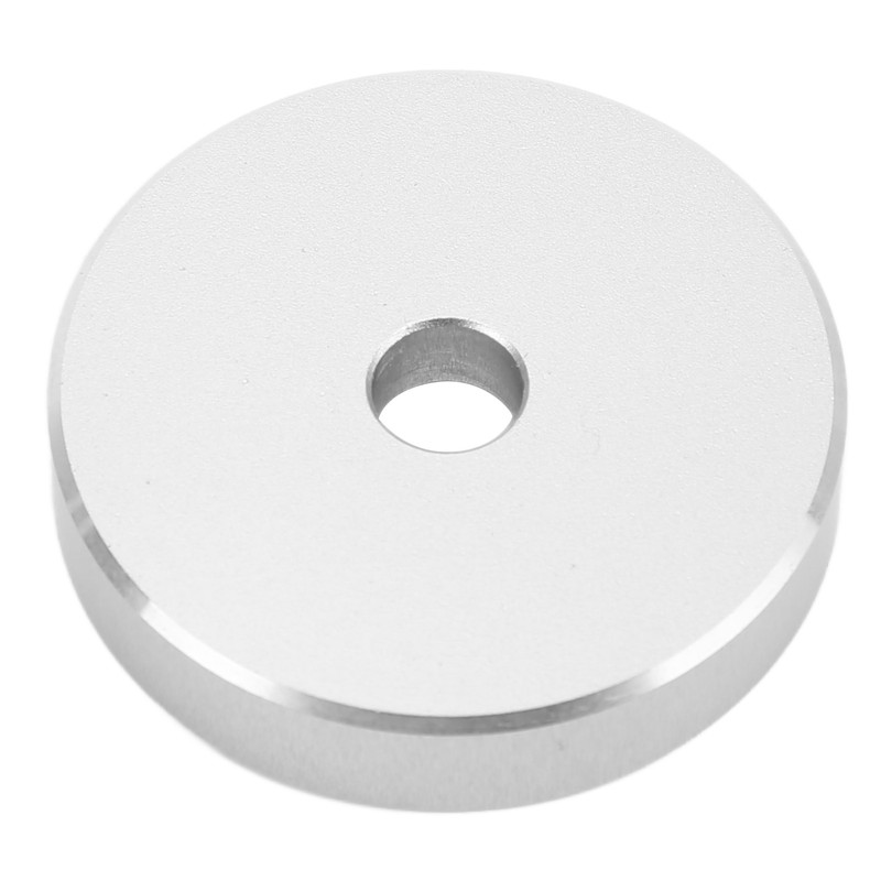 Phonograph Record Adapter Metal Turntable Disc Accessory Replacement Part Silver