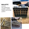 jojofuny 23hole Milling Machine Vise Parallel Pad Flat Contours Block