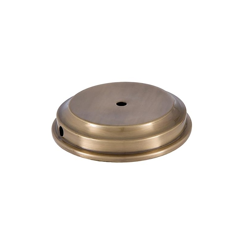 B&P Lamp® 5 Inch Antique Brass Finish Modern Style Spun