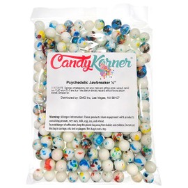 Psychedelic Jawbreakers - 1/2" - 1 Pound (16 Ounces) - By CandyKorner