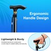 MFE Folding Cane, Portable 5-Level Adjustable Height Walking Stick with