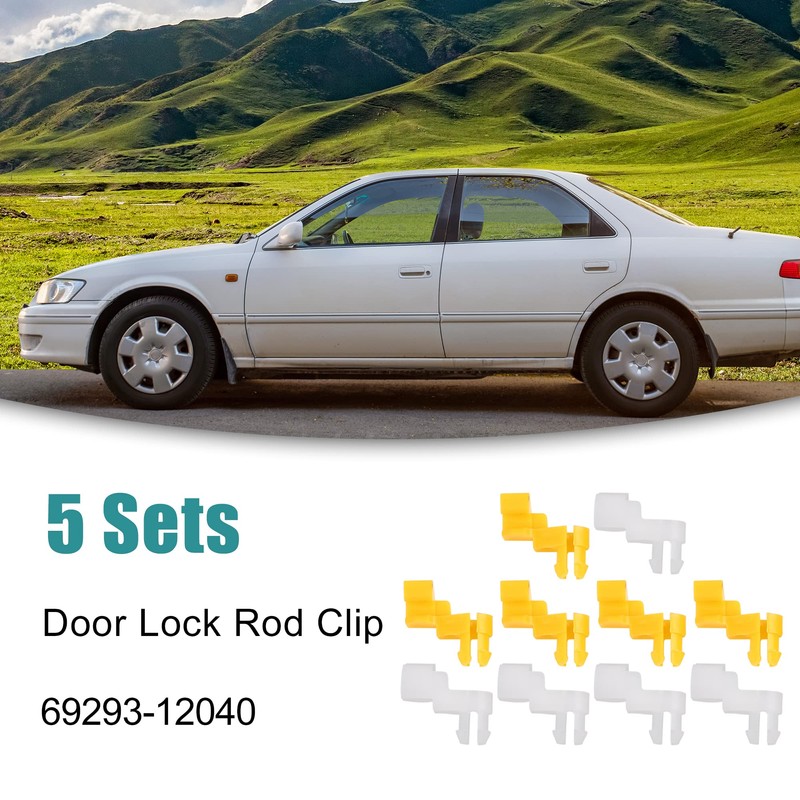 ACROPIX Bumper Fender Retainer Fasteners Door Lock Rod Clips for