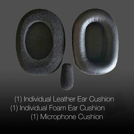 Global Teck Cushion Replacement Kit for Blue Parrott B450 IP54 Bluetooth Headset, 3pc Cushion Kit, GTW 204277