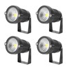 4PCS Waterproof Outdoor Spotlights LED Landscape Light DC12V for Driveway