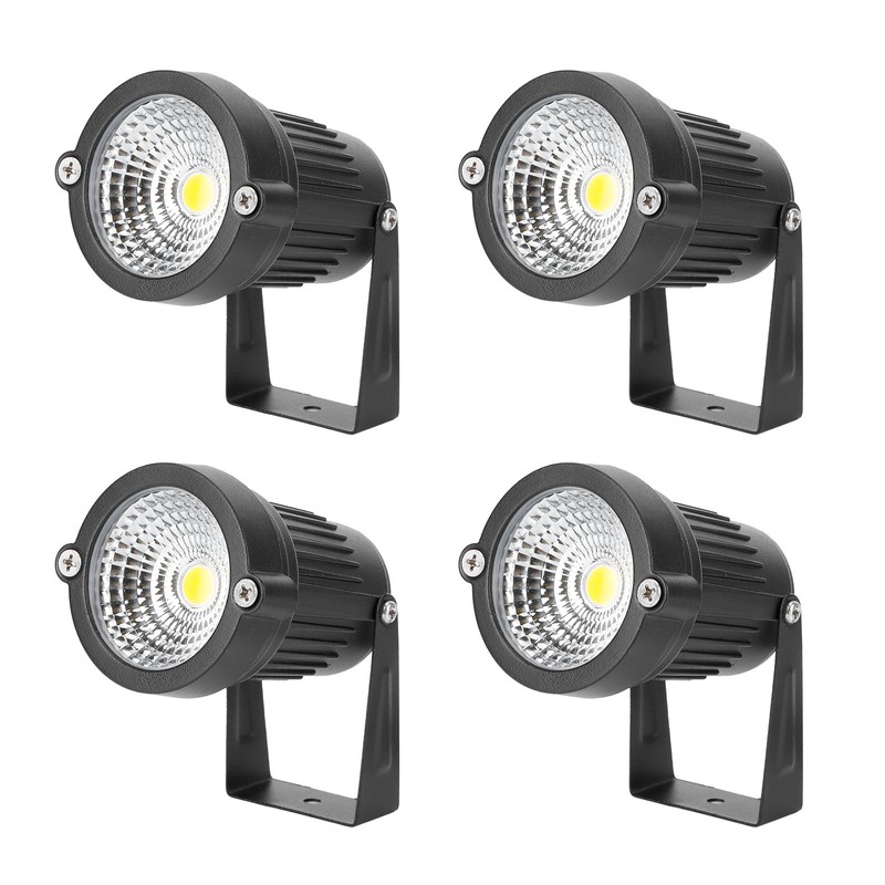 4PCS Waterproof Outdoor Spotlights LED Landscape Light DC12V for Driveway