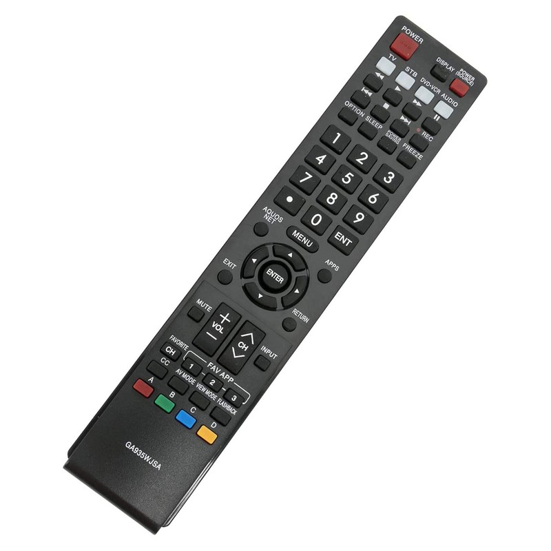 New Replacement Remote Control for GA935WJSA Sharp AQUOS LED HDTV