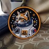Space Cat Creative Patch Delicate Embroidery Patches Military Tactical Hook&Loop