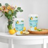 JarThenaAMCS 48 Pack Lemon Disposable Coffee Cups with Lids and