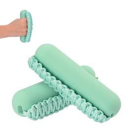 Hikeen Hand Weights Set, Walking Weight of 2 (1lbs Each) Soft Dumbbells Sets for Women Men, Walking Dumbbell with Hand Strap for Aerobics, Jogging, Running(Green)