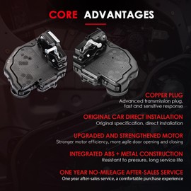 CCIYU Rear Left+Right Side Door Lock Actuator Compatible with 2008-2016 for Lexus ES300h ES350 GX460，for Scion xB，for Toyota 4Runner for Camry for Highlander for RAV4,Replace 931-405,931-404