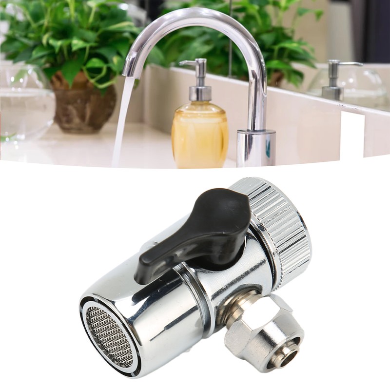 3pcs G3/8 In Sink Faucet Diverter Valve Three Way Universal