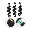 Mikinona 3pcs Body Wave Hair Bundle Synthetic Extensions for Women