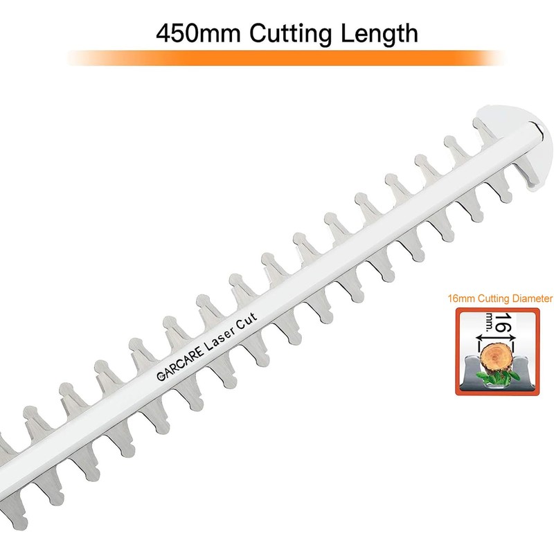 GARCARE Electric Hedge Trimmers, Corded 4.8A Pole Hedge Trimmer with