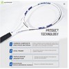 Toolzia Tennis Racket - Lightweight Aluminum Alloy Racket for Beginners