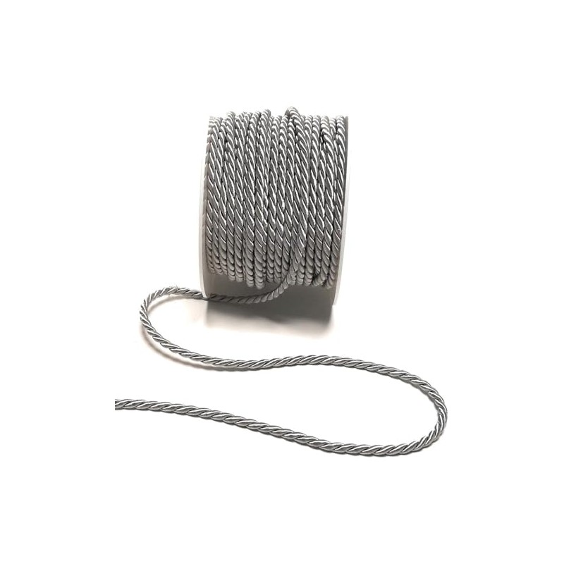 s.dekoda Cord 15 m x 4 mm Grey Twist Cord