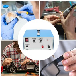 DOONARCES 80A 600W Jewelry Spot Welder Handheld Spot Welding Machine for Gold Silver Platinum Electric Pulse Sparkle Spot Welder with Spot Welding Gun for Jewelry Glasses Soldering 110V