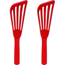 Maine Man Silicone Fish Spatula, Non-Stick Angled Turners, For Delicate Foods, Draining Liquids, And Everyday Cooking, Set Of 2