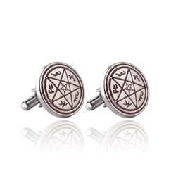 Heide Pentagramn Metal Cufflinks Cuff Links