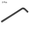QUARKZMAN 2 Pieces L-shaped Square Head Wrench 9.5mm Carbon Steel