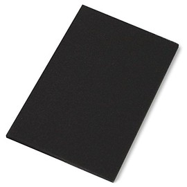 Conductive Foam Sheet, HD, 127X228X6MM, ESD Anti Static Foam, Qty X 1 | 038-0100