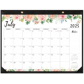Desk Calendar 2025-2026 - Jul 2025 - Dec 2026, 18 Months Large Monthly Desk Calendar, 22" x 17", Desk Pad, Large Ruled Blocks, to-do List & Notes, Best Desk/Wall Calendar for Planning or Organizing