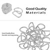 Trimming Shop Non Welded Metal D Ring Fasteners Durable Buckles