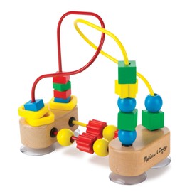 Melissa, Doug First Bead Maze | Developmental Toy | Motor Skills | 3+ , Multicolor, 19.685 cm H x 9.525 cm W x 17.78 cm L